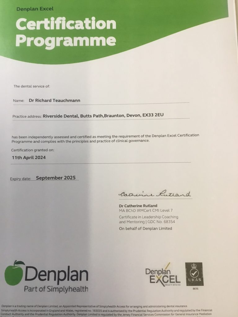 Denplan Accredited April 2024